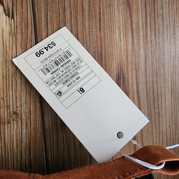 NEW A New Day Women's Gwen Cognac Boots Size 8.5 - Picture 6 of 11